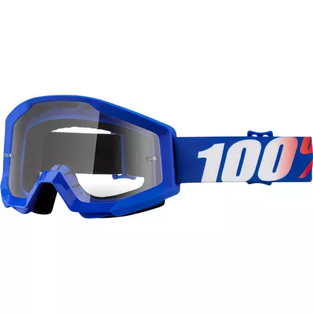 100% Motocross Goggles Strata Nation clear lens