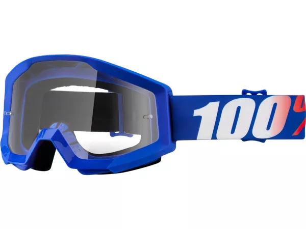 100% Motocross Goggles Strata Nation clear lens
