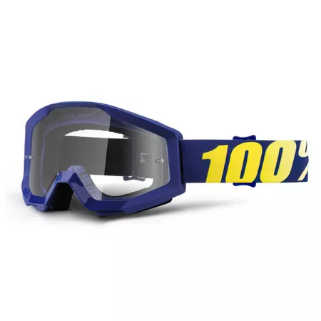 100% Motocross Goggles Strata Hope clear lens