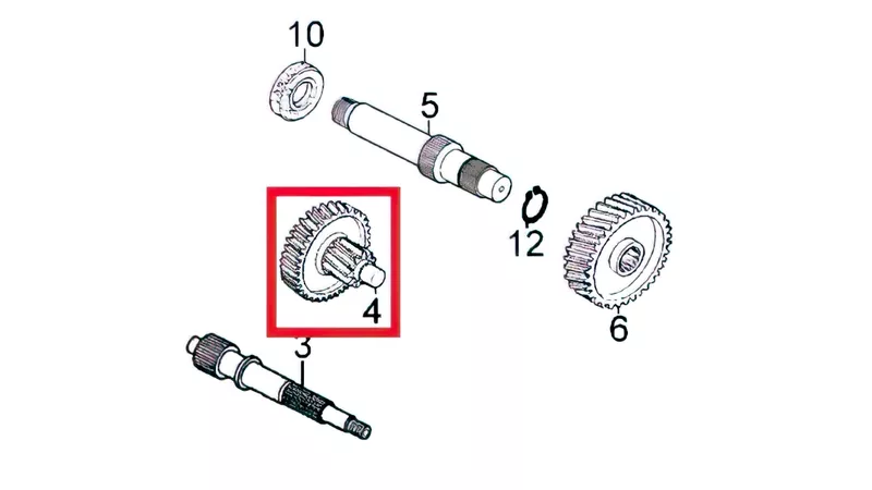 15153-countershaft-layshaft-kymco-14-53-agility-50cc-4-stroke-12-inch-1.webp
