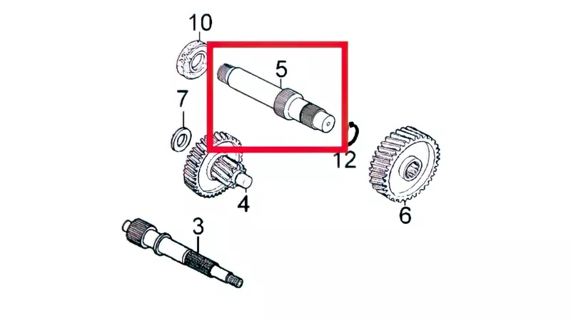 15154-secondary-gears-output-shaft-kymco-agility-50cc-4-stroke-12-inch-1.webp