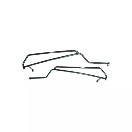 Crash Bar Side Panel black double tube Vespa Primavera 50 \/ 150cc