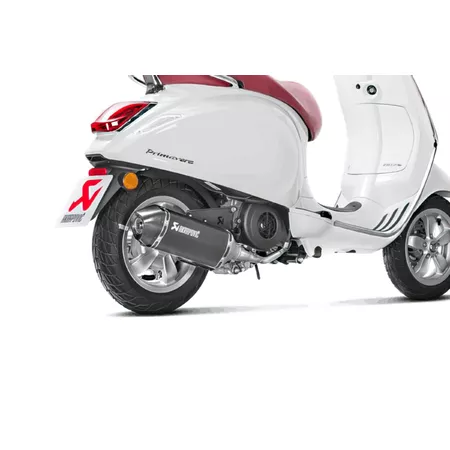 Akrapovic Slip-On Exhaust (CE-marking) Vespa Primavera \/ Sprint \/ Piaggio Liberty iGET i.e. 3V 125-150cc