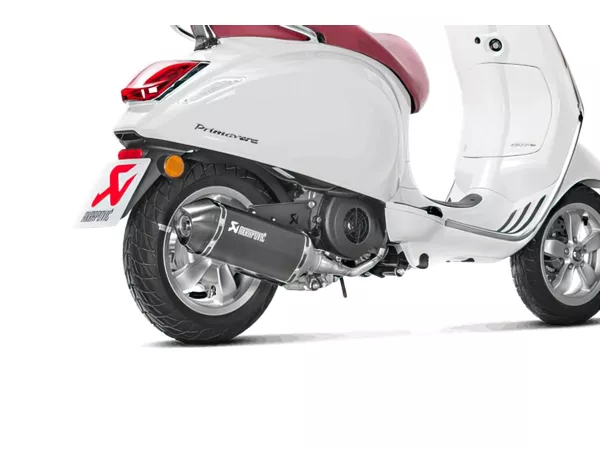 Akrapovic Slip-On Exhaust (CE-marking) Vespa Primavera \/ Sprint \/ Piaggio Liberty iGET i.e. 3V 125-150cc