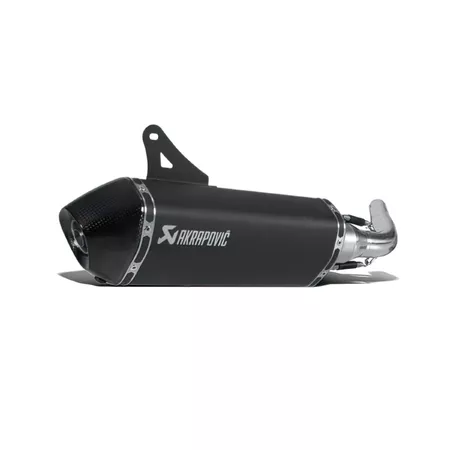 Akrapovic Slip-On Exhaust Black Edition (CE-marking) Vespa GTS \/ GTV 125-300cc 2005-2015