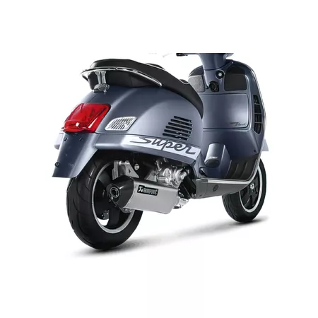 Akrapovic Slip-On Exhaust (CE-marking) Vespa GTS \/ GTV 125-300cc 2005-2015