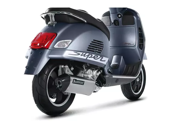 Akrapovic Slip-On Exhaust (CE-marking) Vespa GTS \/ GTV 125-300cc