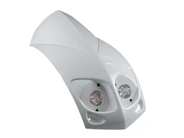 BCD Front Fairing Twin Headlight Peugeot Ludix white