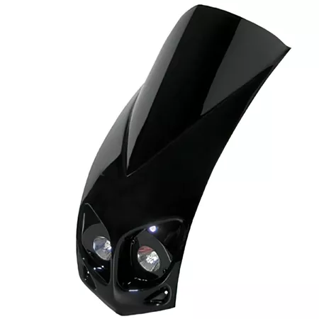BCD Front Fairing Twin Headlight Peugeot Ludix black