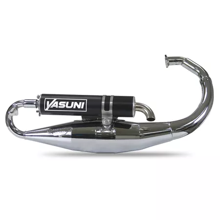 Yasuni Exhaust R Black & Chrome Minarelli Vertical (Yamaha BW's ...