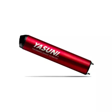 Silencer Yasuni 50cc supermoto Max Serie Red fortuna left side