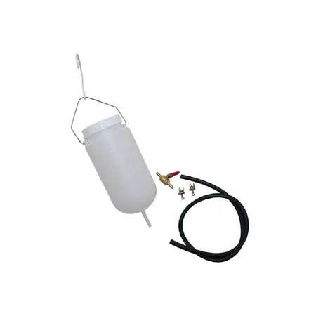 Auxiliary Fuel Tank portable with tap, hose and clamps
