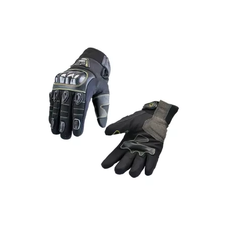 Winter Gloves Louga 2018 Steev black \/ yellow XS - Clothing colour: black \/ yellow, Size: XS