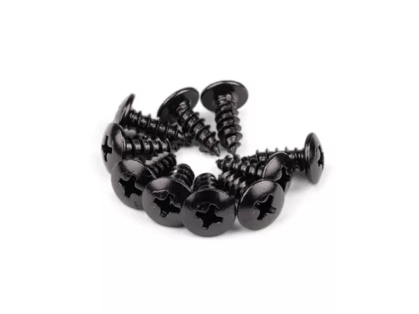 Fairing screws aluminum M4x12 black (x 10)