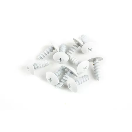 Fairing Screws M5x12 aluminium white (x 10)