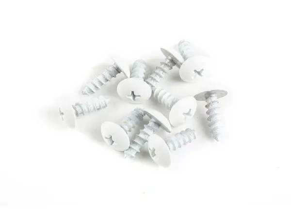Fairing Screws M5x12 aluminium white (x 10)