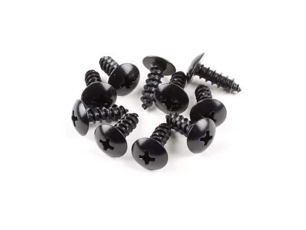 Fairing Screws M5x12 aluminium black (x 10)