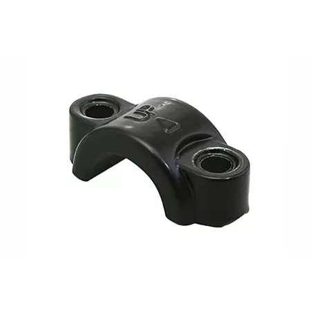 Mirror Half Clamp black aluminium