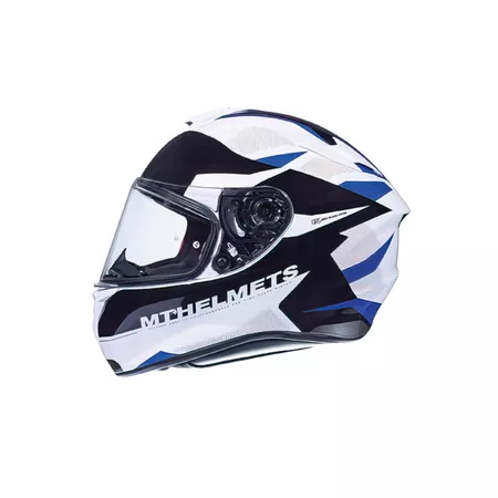 Full Face Helmet MT Targo Enjoy blue \/ white, XS - Size: XS