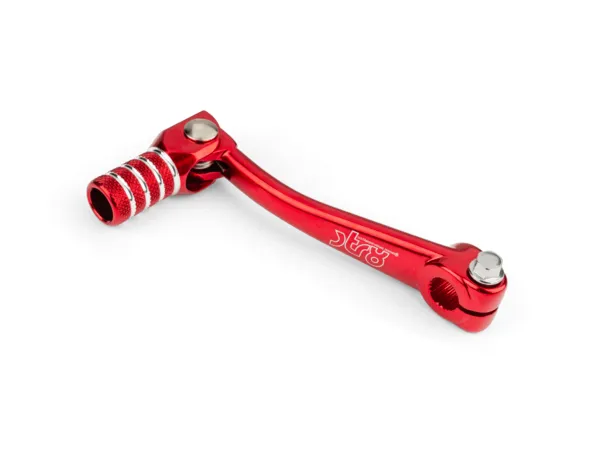 Gear Lever STR8 AM6 aluminium red