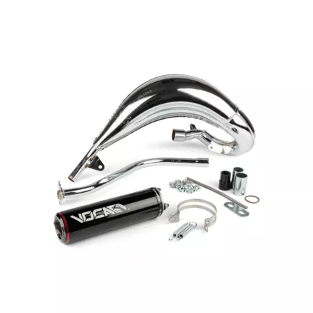 Exhaust Voca Cross Chromed 50 \/ 70cc black Beta RR 2012-2020