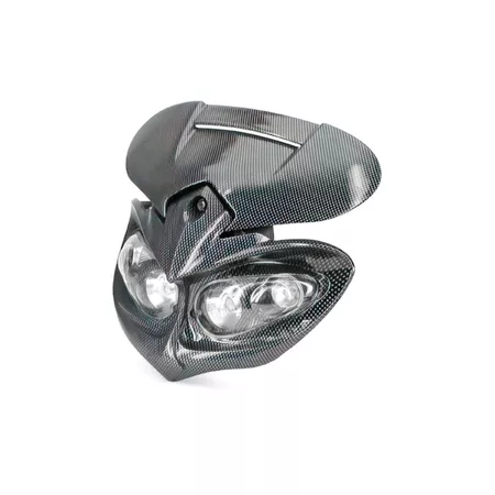 Twin Headlight Manga supermoto carbon