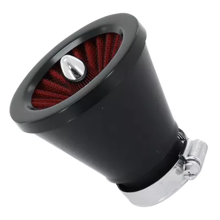 Air Filter straight Turbine red \/ black D.28 \/ 35mm