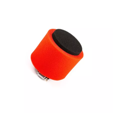 Air Filter Double Layer angled 30 deg. d.35mm red \/ black