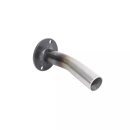 Connecting Pipe exhaust - silencer bent KRM d.22 x d.19 mm