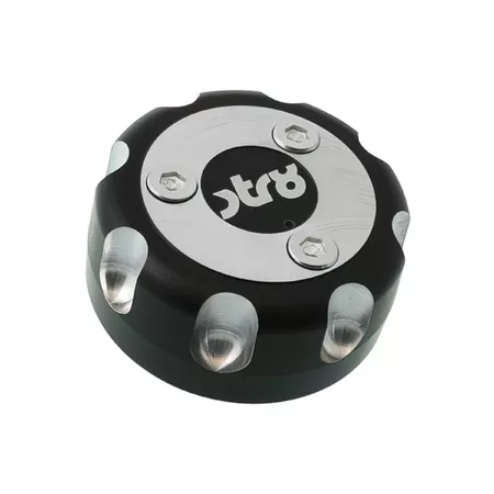 Fuel Cap STR8 CNC Yamaha \/ MBK \/ Derbi Senda black