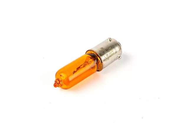 Bulb 12V - 21W H21 BAY9S offset orange