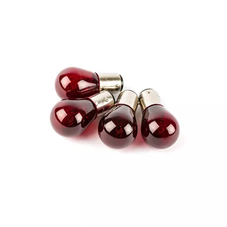 Bulbs tail \/ brake light (x4) 12V - 21\/5W BAY15D red