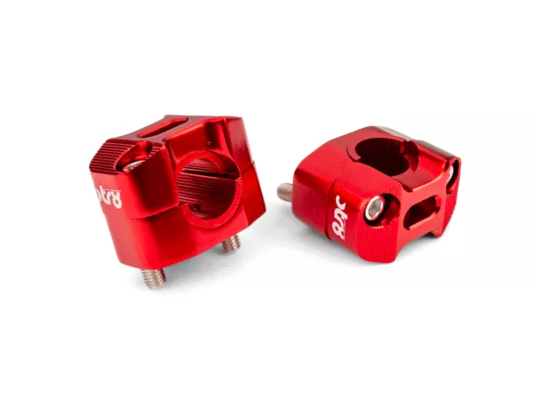 Handlebar Clamps 22 - 28mm red