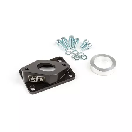 Intake Manifold Stage6 R\/T High Flow 28mm Ellipse Derbi \/ AM6 black - Selection: Black