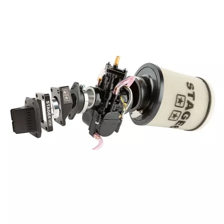 Intake Kit High Flow PWK 34mm black AM6 \/ Derbi