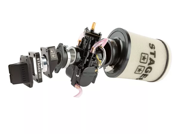 Intake Kit High Flow PWK 34mm black AM6 \/ Derbi