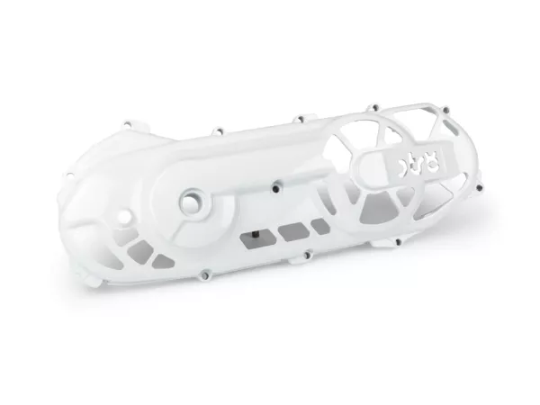CVT Cover STR8 Extreme Cut Minarelli long white