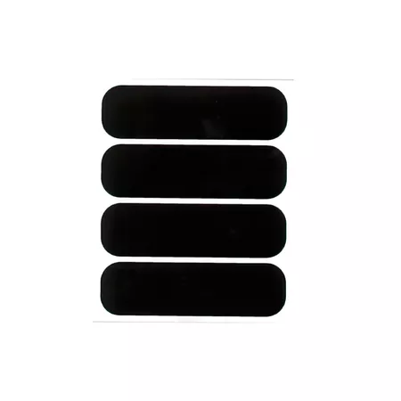 Helmet Stickers reflective (x4) black