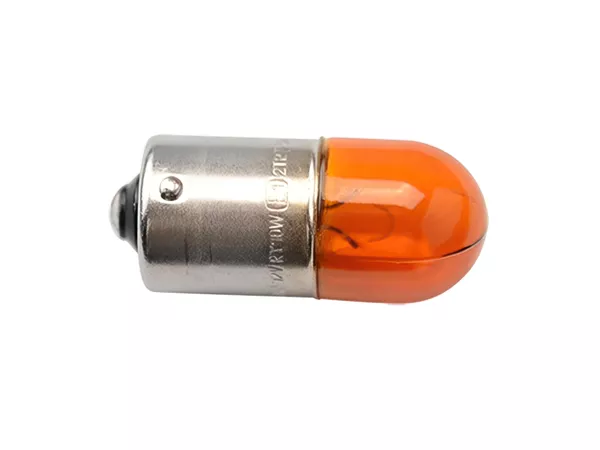 Bulb BAU15S 12V - 10W offset orange