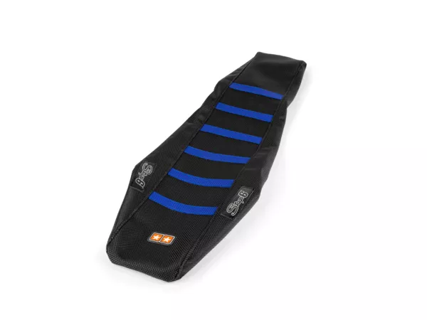 Seat Cover Stage6 black \/ blue Derbi X-Treme \/ X-Race after 2011
