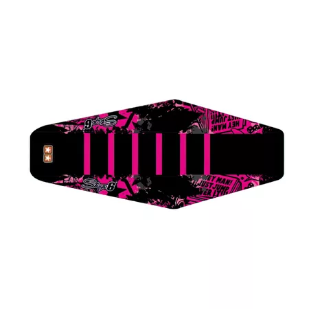 Seat Cover Stage6 Full Covering Derbi Xtreme 2011 - 2017 pink \/ black