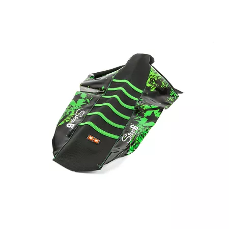 Seat Cover Yamaha DT Stage6 Full Covering green \/ black