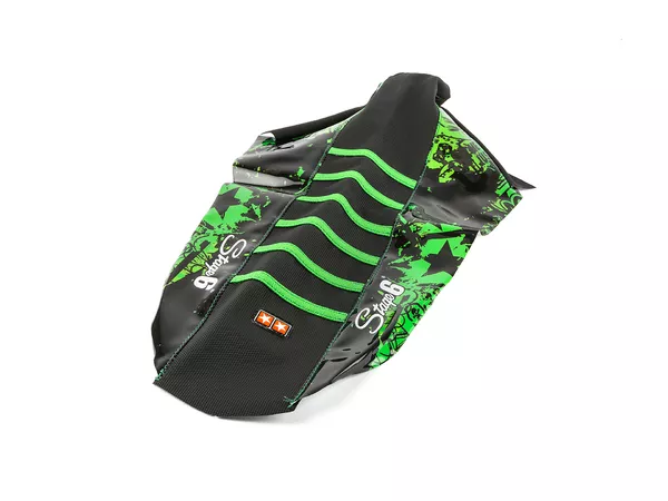 Seat Cover Yamaha DT Stage6 Full Covering green \/ black