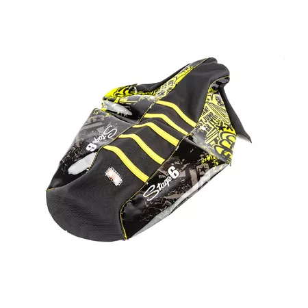 Seat Cover Yamaha DT Stage6 Full Covering yellow \/ black