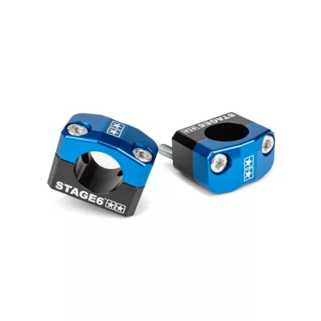 Handlebar Clamps \/ Brackets Stage6 28,6mm blue