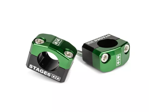 Handlebar Clamps \/ Brackets Stage6 28,6mm green