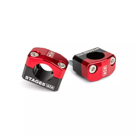 Handlebar Clamps \/ Brackets Stage6 28,6mm red