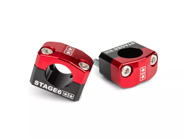 Handlebar Clamps \/ Brackets Stage6 28,6mm red