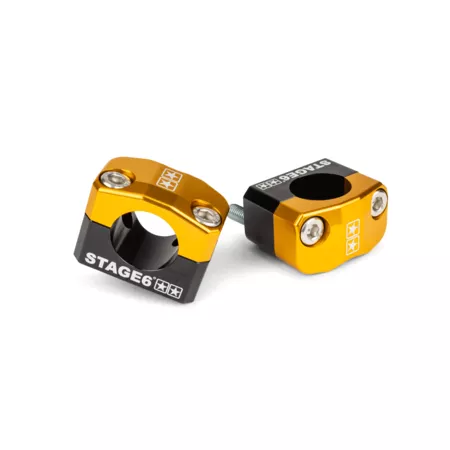 Handlebar Clamps \/ Brackets Stage6 28,6mm yellow