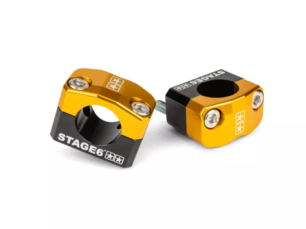 Handlebar Clamps \/ Brackets Stage6 28,6mm yellow